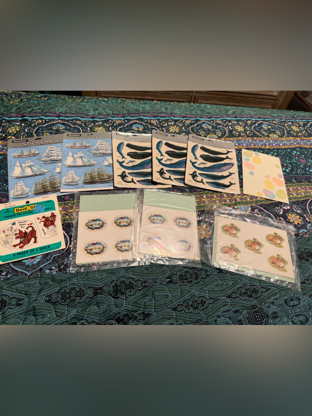 Vintage sticker lot